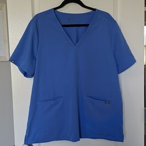 Figs size XXL Ciel Blue Casma 3 pocket scrub top